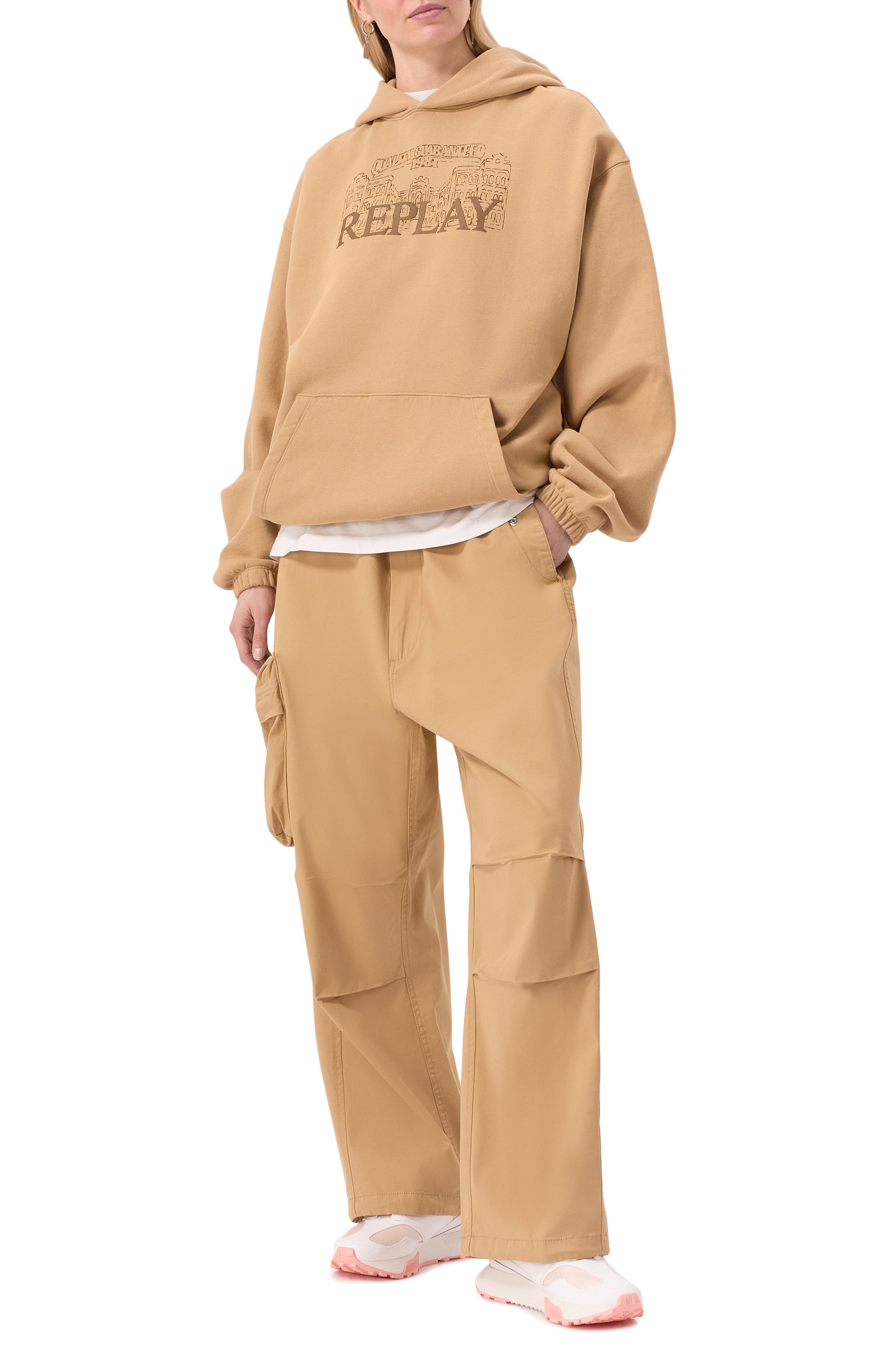 Хлопковые брюки-карго REPLAY, арт. W8130B.000.85057, фото 2