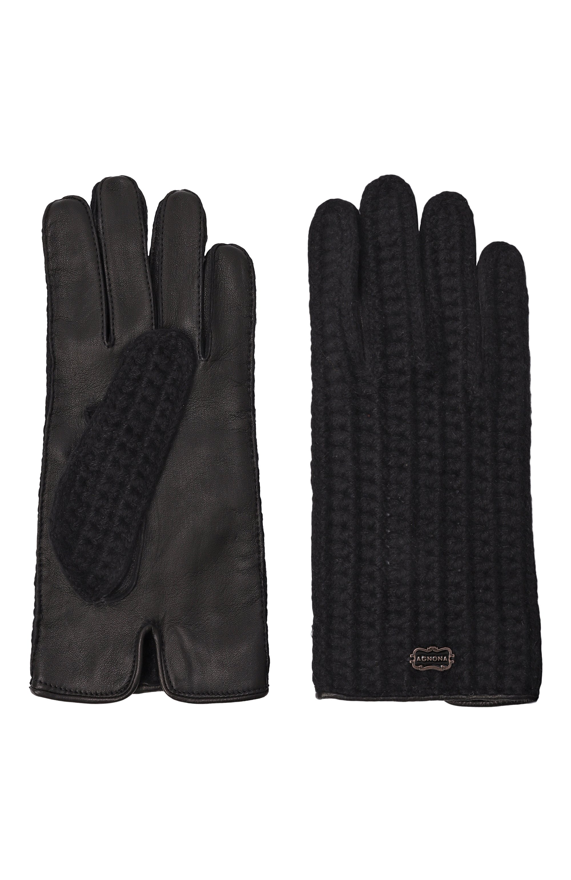 Комбинированные перчатки AGNONA, арт. MY08040E/7K120LE, фото 3