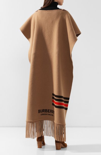 Накидка из смеси шерсти и кашемира BURBERRY, арт. 8021784, фото 4