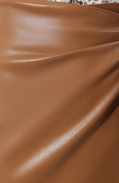 Юбка с запахом NANUSHKA, арт. AMAS_BR0WN_VEGAN LEATHER, фото 5