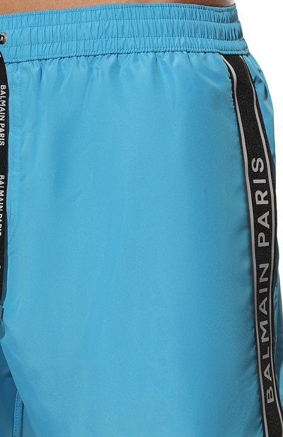 Плавки-шорты BALMAIN голубого цвета по цене 61400 руб., арт. BWB641270, фото 4 Плавки-шорты BALMAIN, арт. BWB641270, фото 4
