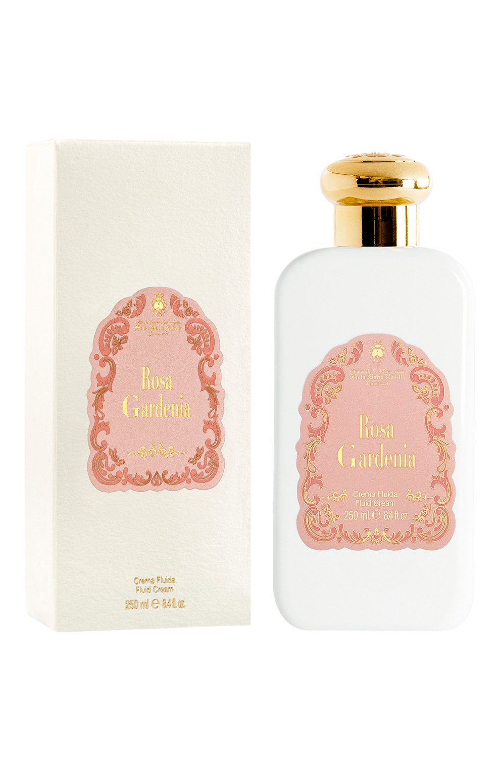 Крем для тела rosa gardenia (250ml) SANTA MARIA NOVELLA бесцветного цвета по цене 6200 руб., арт. SMN3188003PET, фото 2 Крем для тела rosa gardenia (250ml) SANTA MARIA NOVELLA, арт. SMN3188003PET, фото 2