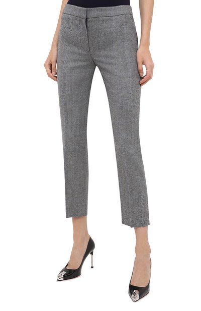 Шерстяные брюки ALEXANDER MCQUEEN, арт. 631788/QJABH, фото 4