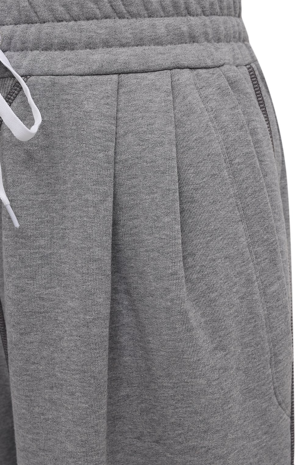 Хлопковые джоггеры MIU MIU, арт. MJP259-1Z4H-F0031, фото 5