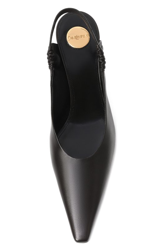 Кожаные туфли Anne-Marie 75 Saint Laurent 841183/AADF1 Чёрный  841183/AADF1 Фото 6