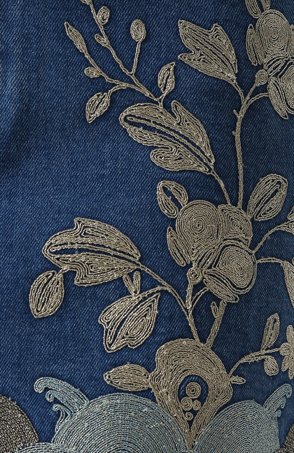 Джинсовая мини-юбка с контрастной отделкой GUCCI, арт. 481449/XR653, фото 5