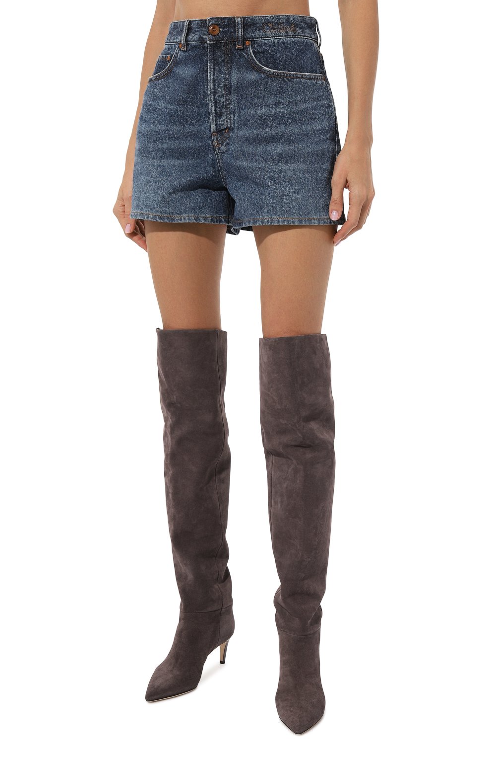 Джинсовые шорты CHLOÉ, арт. CHC23ADS01150, фото 3