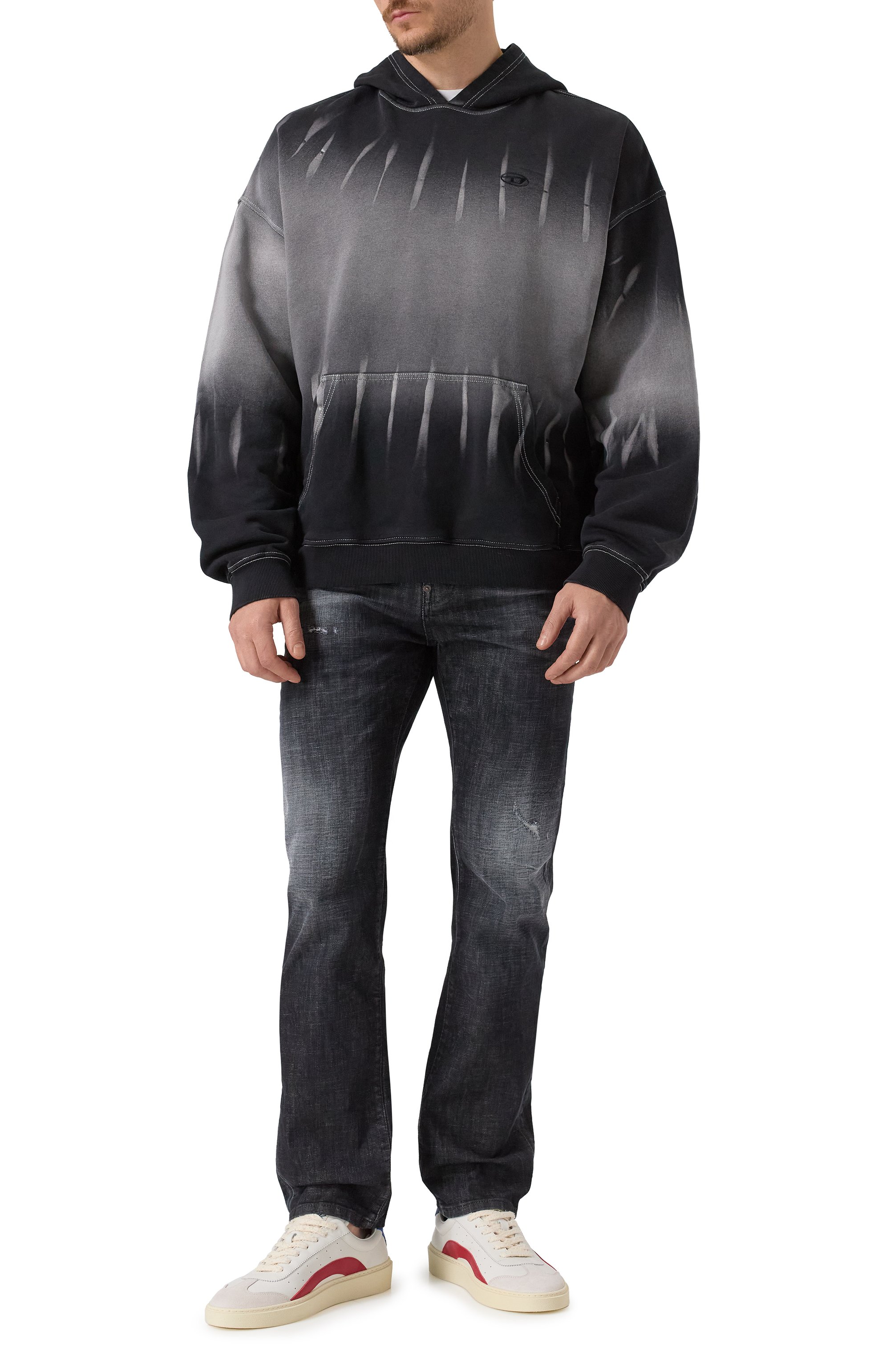 Кожаные кеды rider DSQUARED2, арт. SNM0441/01504118, фото 2