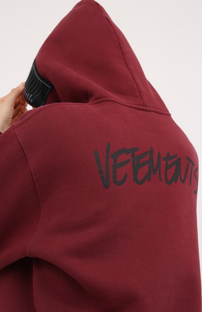 Хлопковое худи VETEMENTS, арт. UAH21TR630 1601/W, фото 5