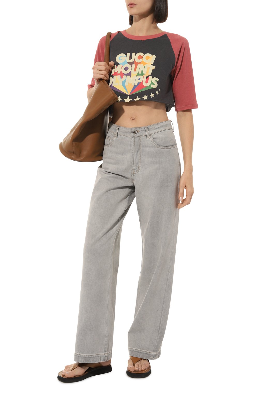 Хлопковая футболка GUCCI, арт. 653290 XJDJY, фото 2