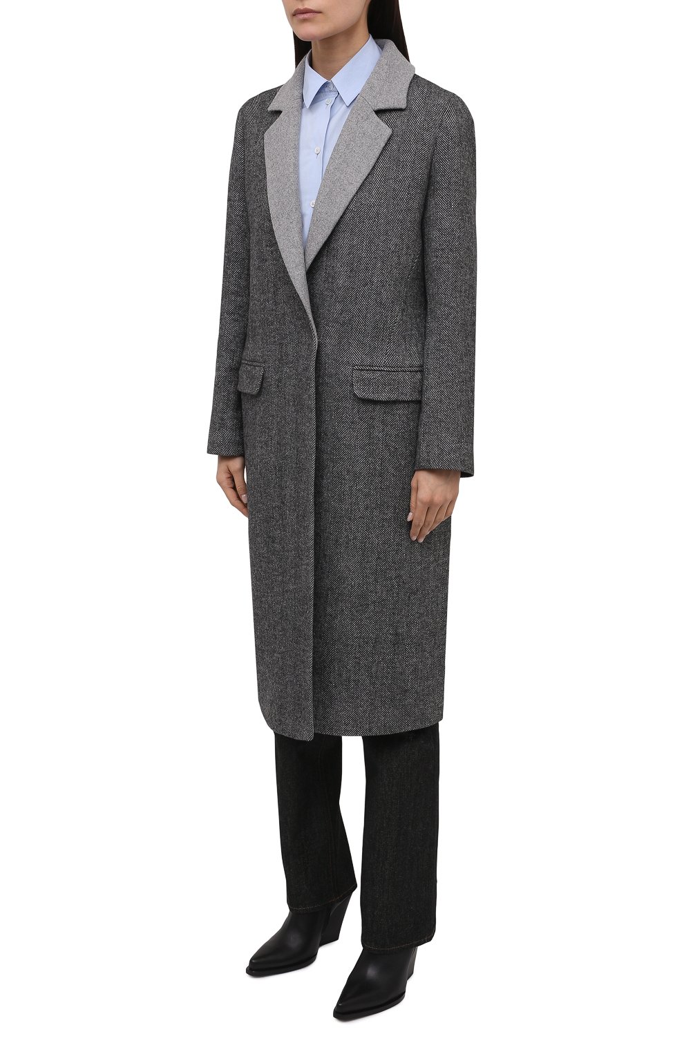 Пальто из шерсти и кашемира SEVEN LAB, арт. CPRM 3267-3 grey, фото 3