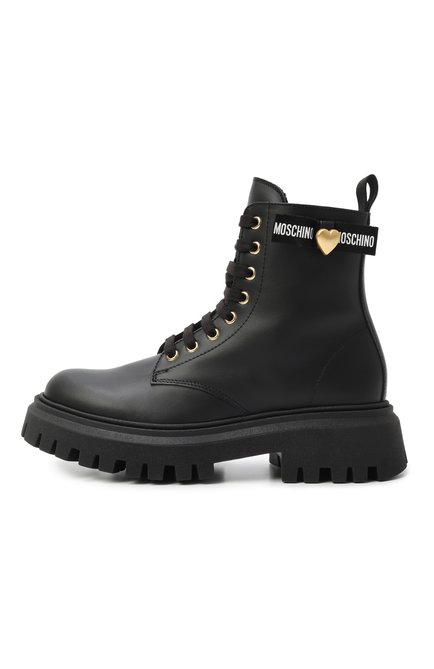 Кожаные ботинки MOSCHINO, арт. 81954/VAR3/36-40