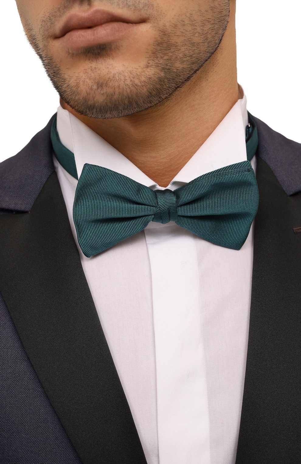 Галстук-бабочка из шелка и хлопка ALTEA, арт. 2221209/B0W TIE, фото 2