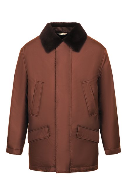 Мужская шелковая куртка с отделкой из овчины ZILLI, арт. ASEN00M0629VTSU00_001