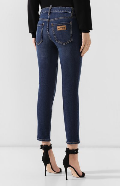 Джинсы DSQUARED2 синего цвета по цене 31150 руб., арт. S75LB0214/S30595, фото 4 Джинсы DSQUARED2, арт. S75LB0214/S30595, фото 4
