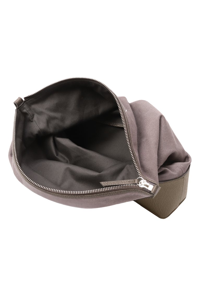 Мужского сумка 5ac hobo medium MAISON MARGIELA серого цвета, арт. SB1WG0043/P4348 | Фото 6 (Материал: Текстиль; Нос: Не проставлено; Региональные ограничения белый список (Axapta Mercury): Не проставлено)