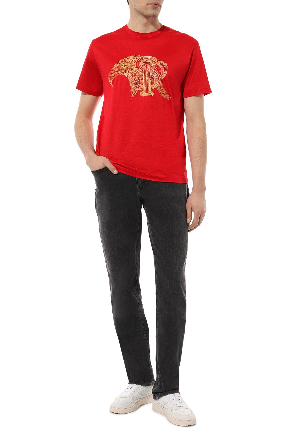 Хлопковая футболка STEFANO RICCI, арт. MNH3302610/TE0001, фото 2