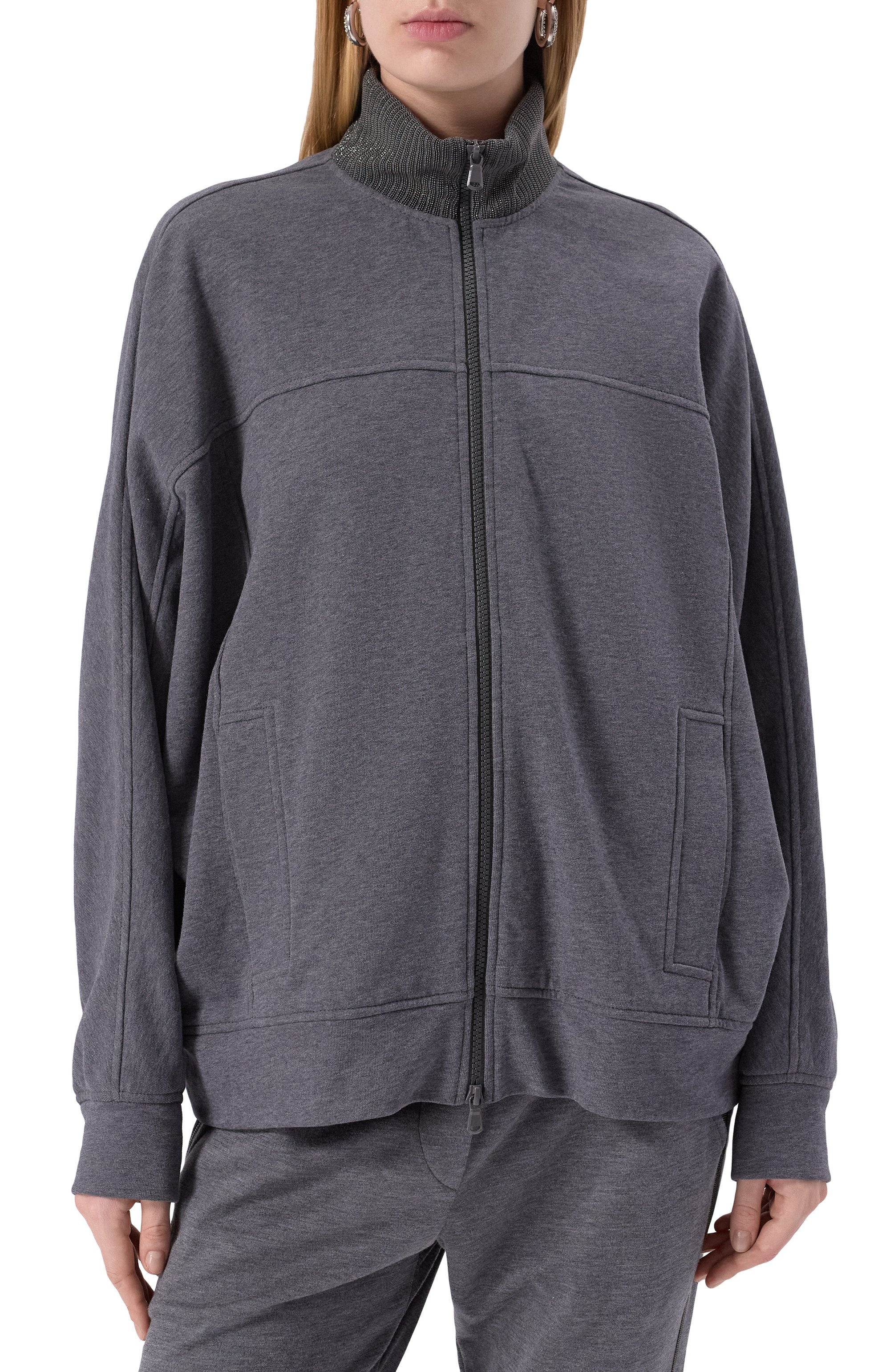 Хлопковая толстовка BRUNELLO CUCINELLI, арт. MN05NHR216, фото 3