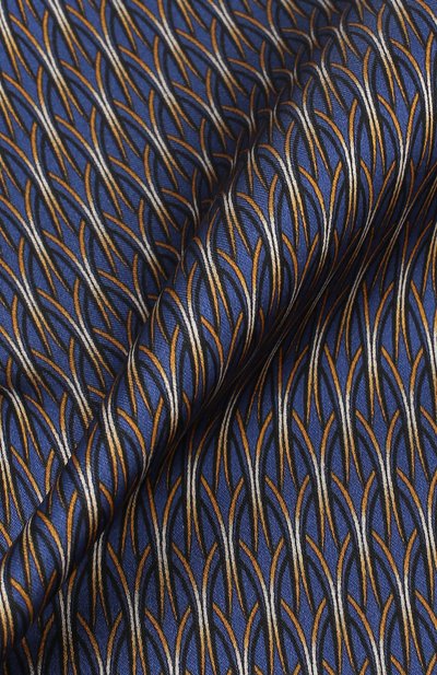 Шелковый платок ZILLI темно-синего цвета по цене 8995 руб., арт. 50081/HANDKERCHIEF, фото 2 Шелковый платок ZILLI, арт. 50081/HANDKERCHIEF, фото 2