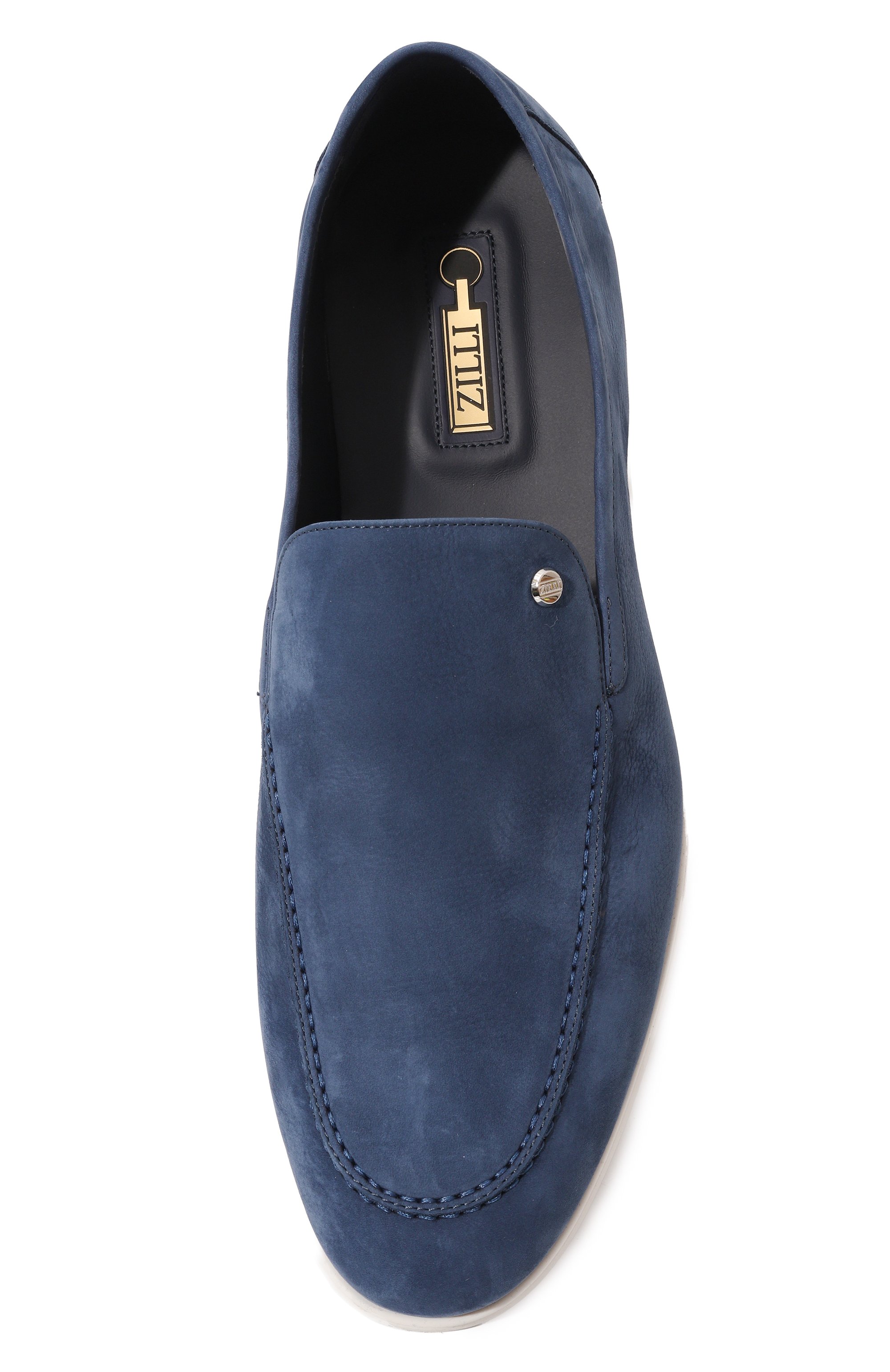 Лоферы из нубука ZILLI, арт. H0063BM1003VRUL01, фото 6