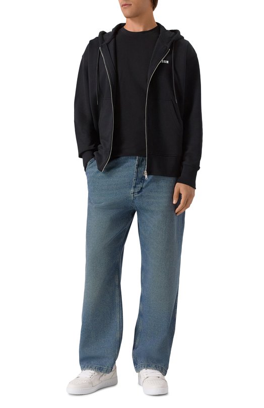 Хлопковая футболка Dirk Bikkembergs BMT1253 Чёрный  BMT1253 Фото 2