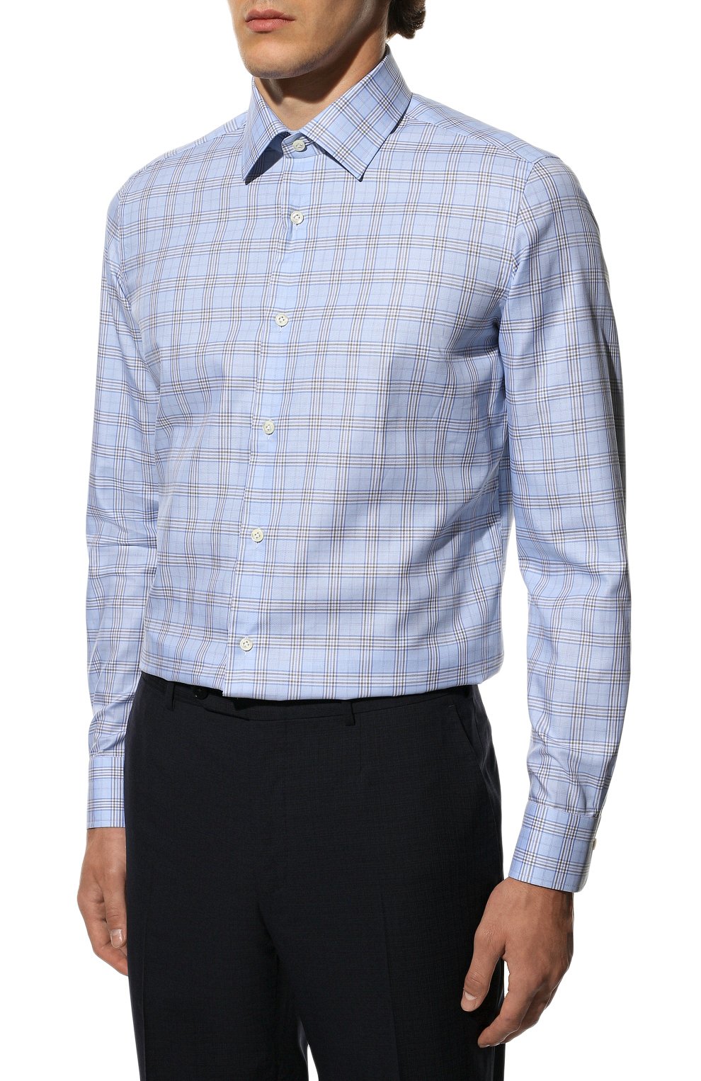 Хлопковая сорочка GIAMPAOLO, арт. 608/TS35064/LUNGA, фото 4