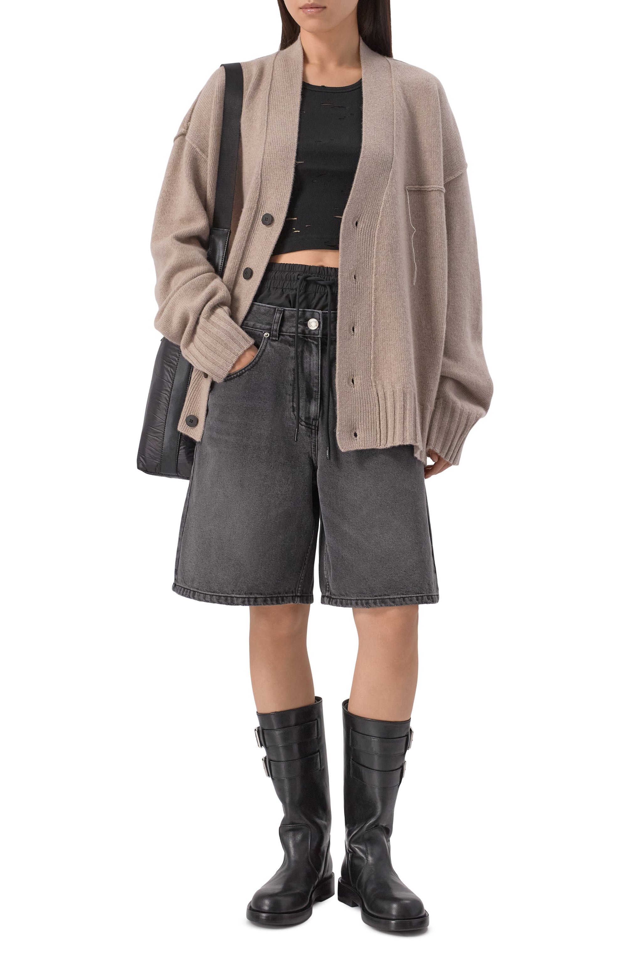 Кардиган из кашемира и шерсти ISABEL BENENATO, арт. UK23F25, фото 3