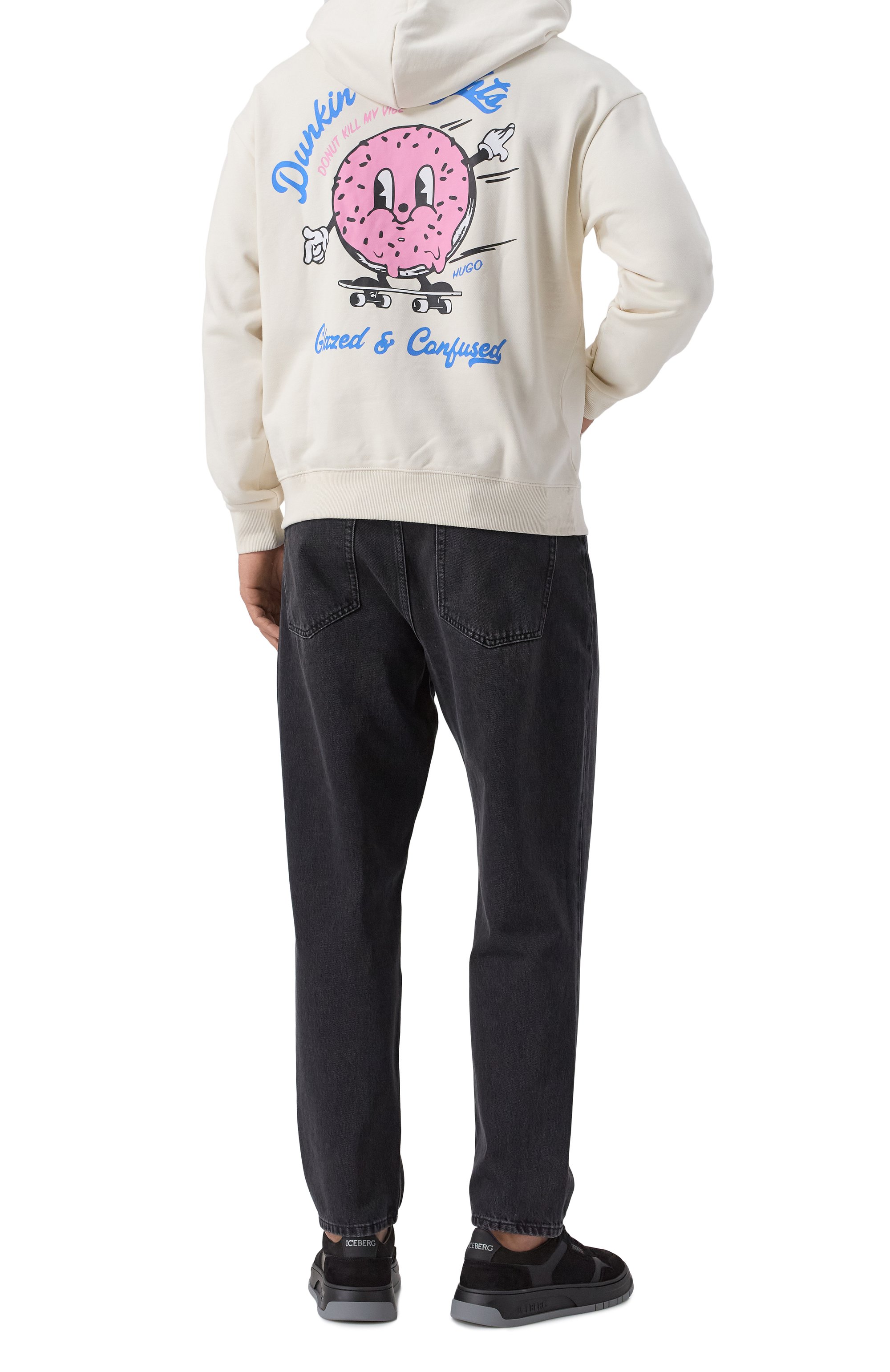 Хлопковое худи HUGO BLUE, арт. 50532264, фото 2