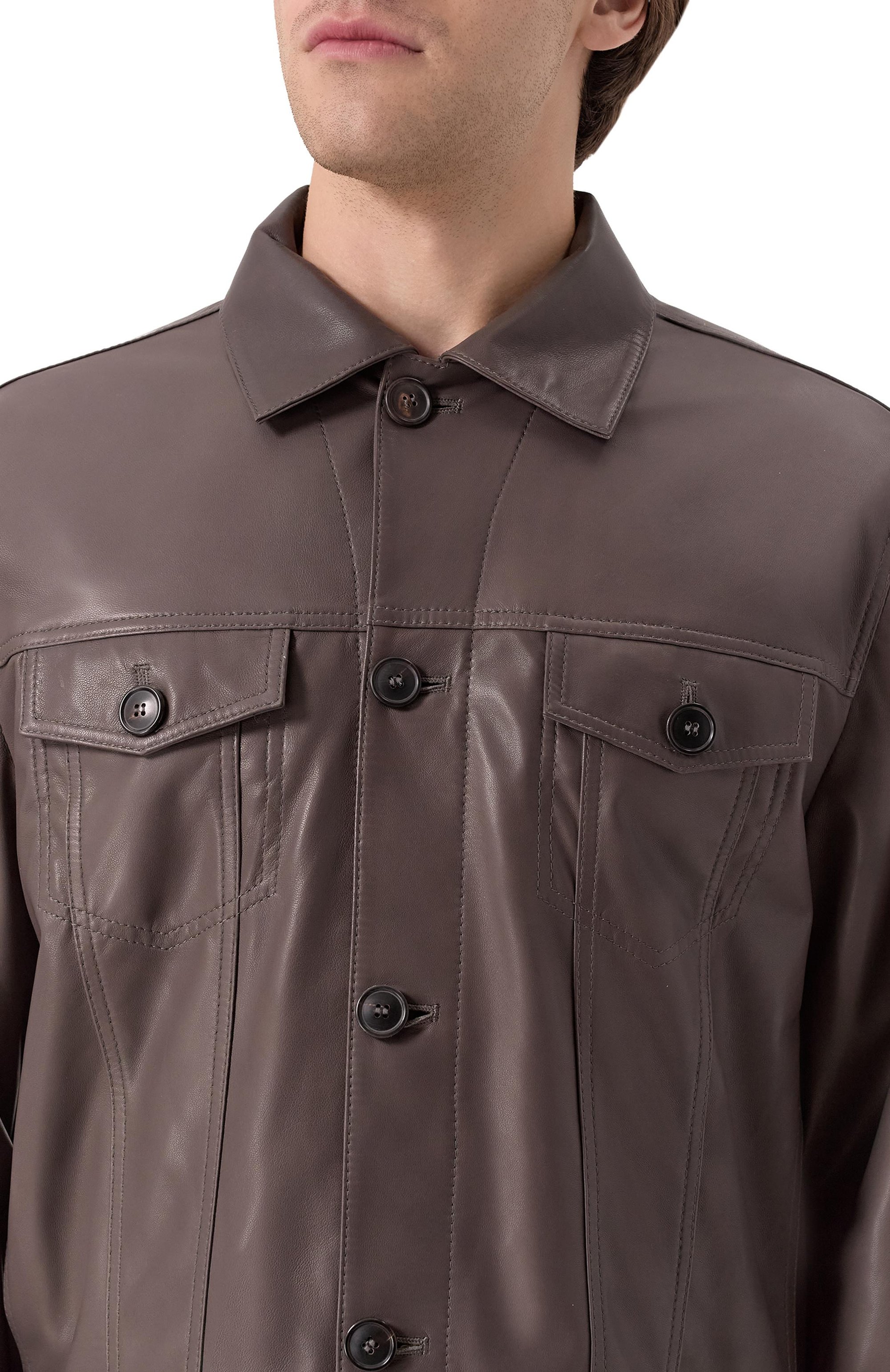 Кожаная куртка MVST, арт. 54201/48-56, фото 5