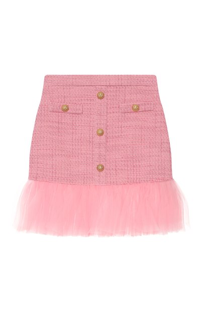 Твидовая юбка BALMAIN, арт. BW7A61