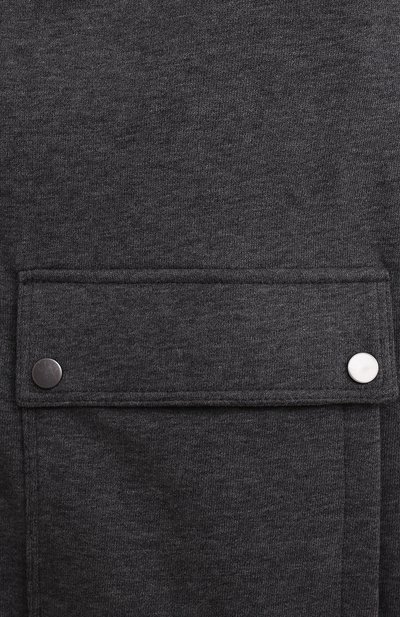 Хлопковая толстовка BRUNELLO CUCINELLI, арт. BN05NE291B, фото 3