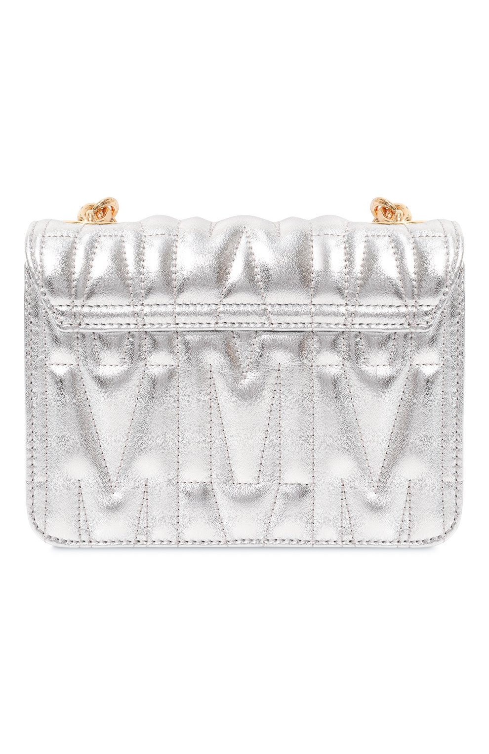 Сумка MOSCHINO серебряного цвета по цене 78450 руб., арт. 2317 A7306/8011, фото 6 Сумка MOSCHINO, арт. 2317 A7306/8011, фото 6