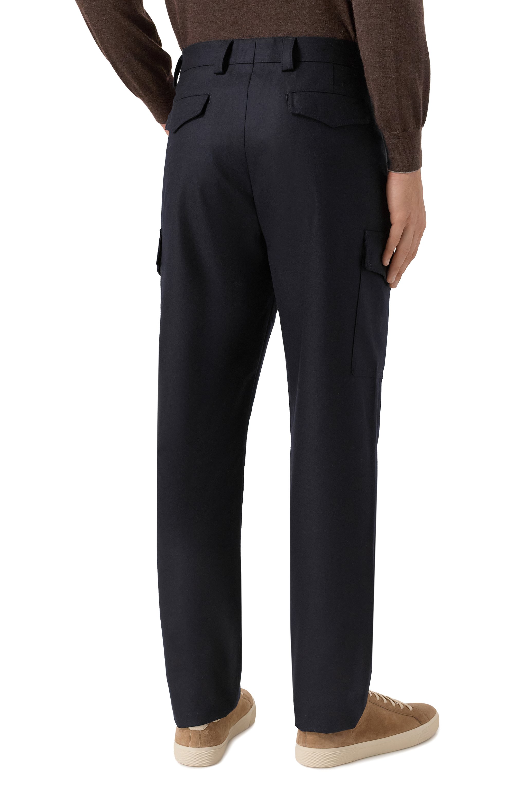 Шерстяные брюки-карго BRUNELLO CUCINELLI, арт. M038PE1890, фото 4