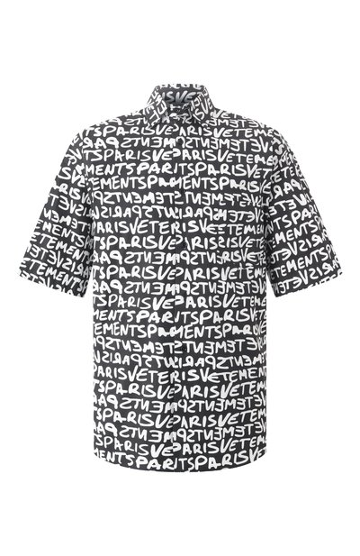 Мужская хлопковая рубашка VETEMENTS, арт. UE64SH800BW