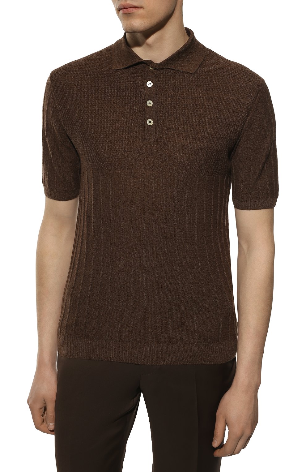 Поло изо льна и хлопка DANIELE FIESOLI, арт. DF 0390, фото 3