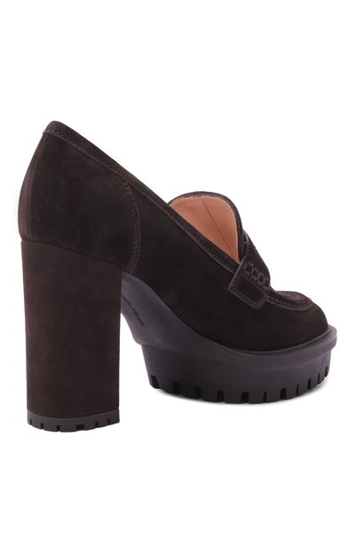 Замшевые туфли barry 70 GIANVITO ROSSI темно-коричневого цвета по цене 125500 руб., арт. G25357.70RIC.SUEM0KA, фото 5 Замшевые туфли barry 70 GIANVITO ROSSI, арт. G25357.70RIC.SUEM0KA, фото 5