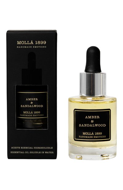 Эфирное масло для аромалампы amber &amp; sandalwood (30ml) CERERIA MOLLA 1899, арт. 8424405030172