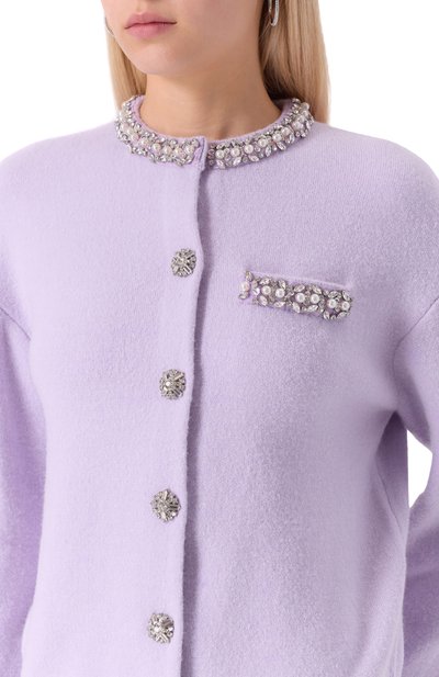 Кардиган из вискозы и шерсти SELF-PORTRAIT, арт. PF25085CL, фото 5