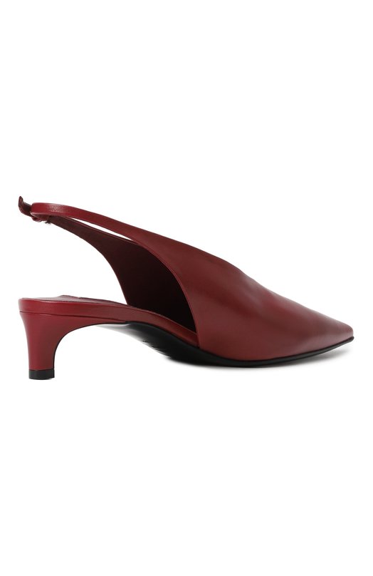 Кожаные туфли Jil Sander J15WP0128/P8226 Бордовый  J15WP0128/P8226 Фото 5