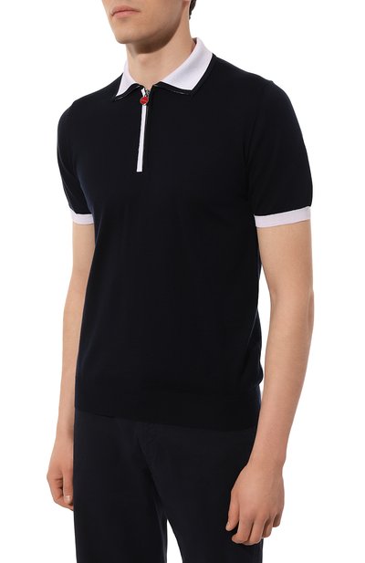 Хлопковое поло KITON, арт. UK571, фото 3