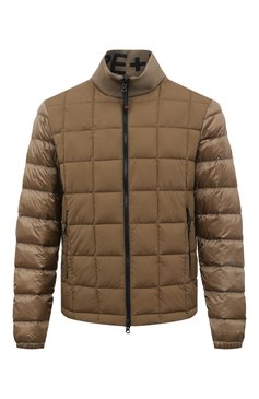 Мужская пуховая куртка BOGNER FIRE+ICE хаки цвета, арт. 34026900 | Фото 1 (Кросс-КТ: Куртка; Рукава: Длинные; Материал внешний: Синтетический материал; Материал сплава: Проставлено; Мужское Кросс-КТ: Куртка-пуховая; Материал подклада: Синтетический материал; Драгоценные камни: Проставлено; Длина (верхняя одежда): Короткие; Материал утеплителя: Пух и перо; Стили: Кэжуэл)