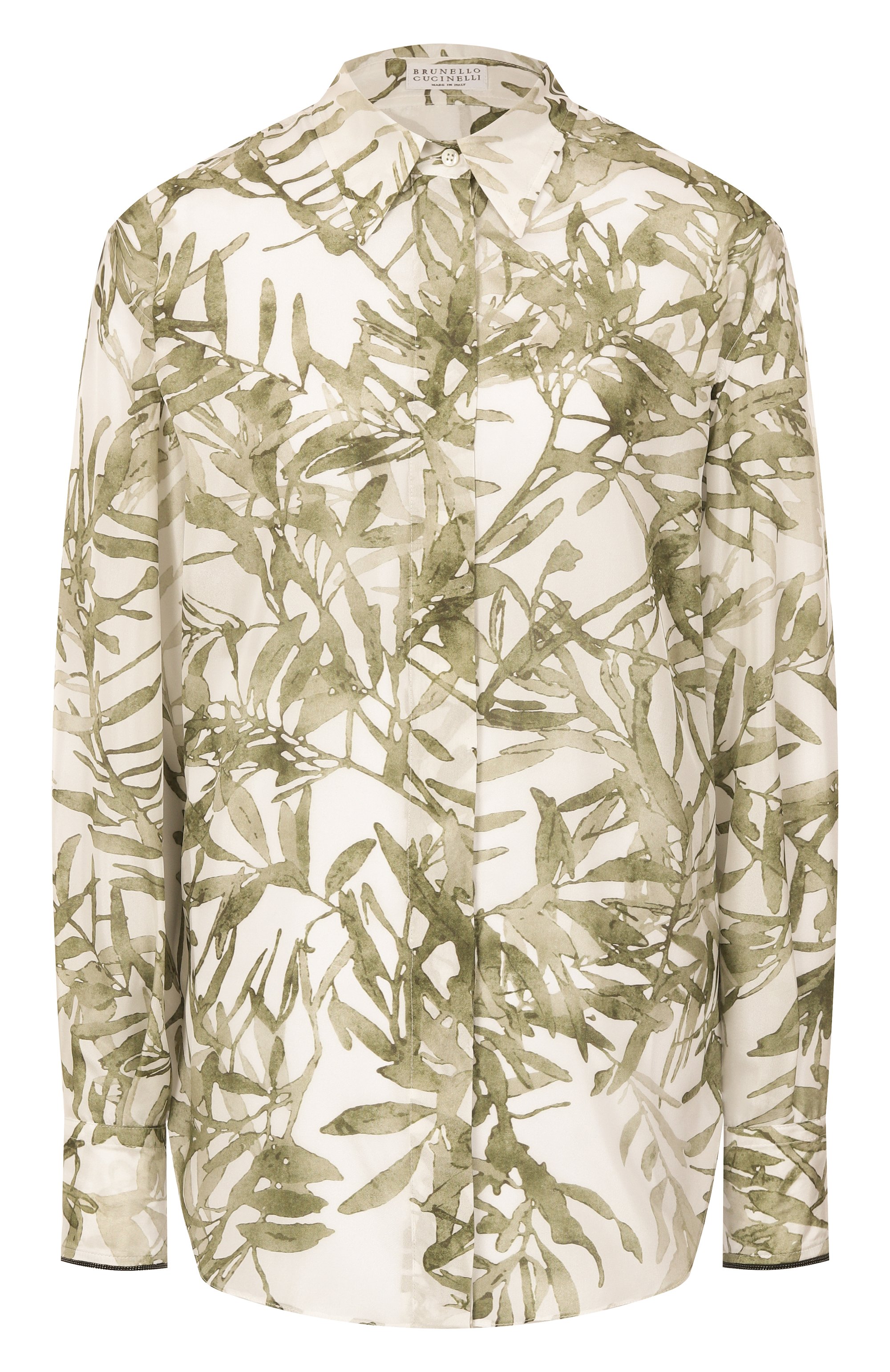 Шелковая рубашка BRUNELLO CUCINELLI, арт. MQ999NL486, фото 1