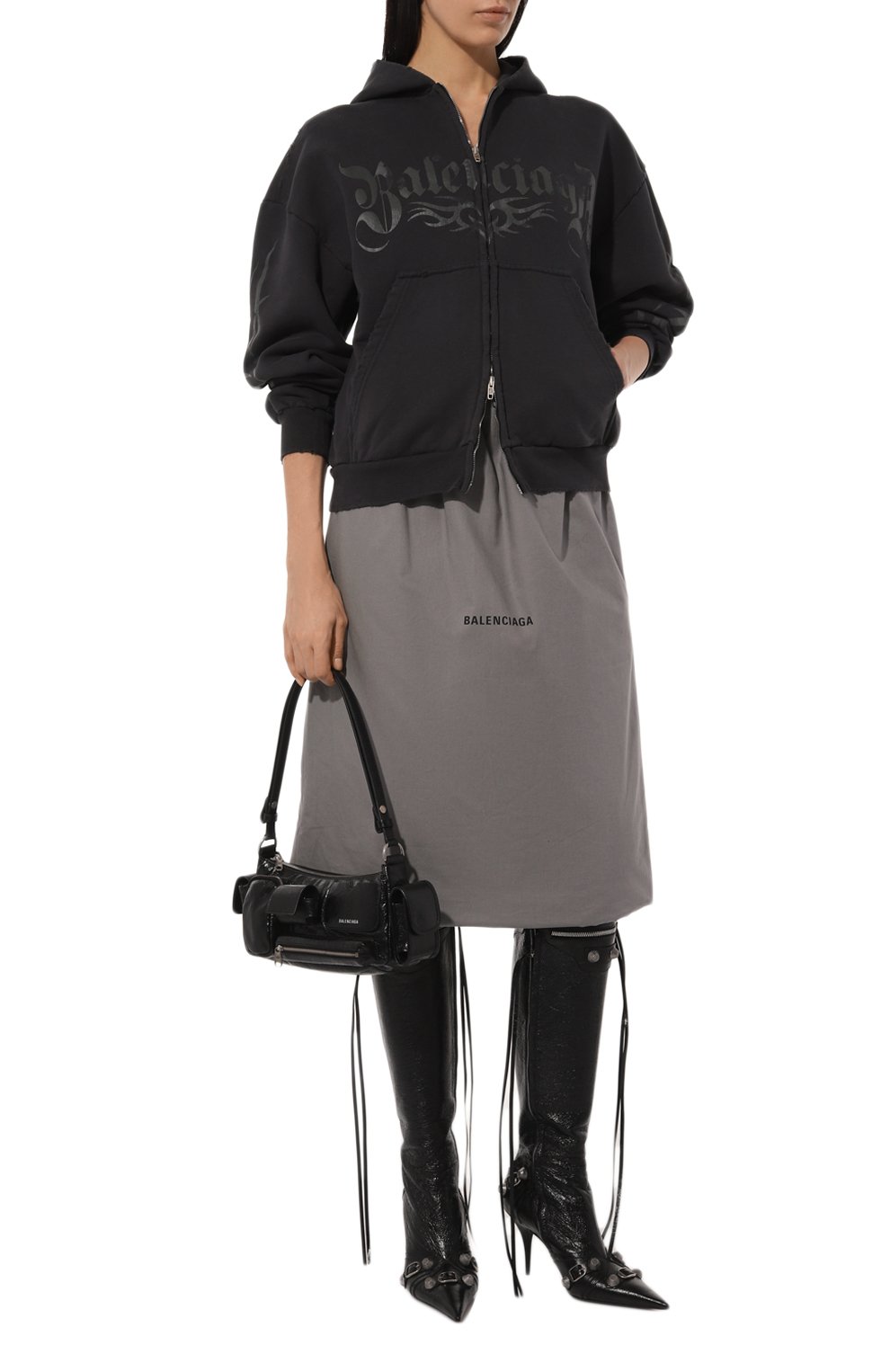 Хлопковая юбка BALENCIAGA, арт. 809438/TRM13, фото 2