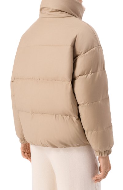 Пуховик из шерсти и шелка с отделкой из соболя YVES SALOMON, арт. 124WYV02766W02W, фото 4