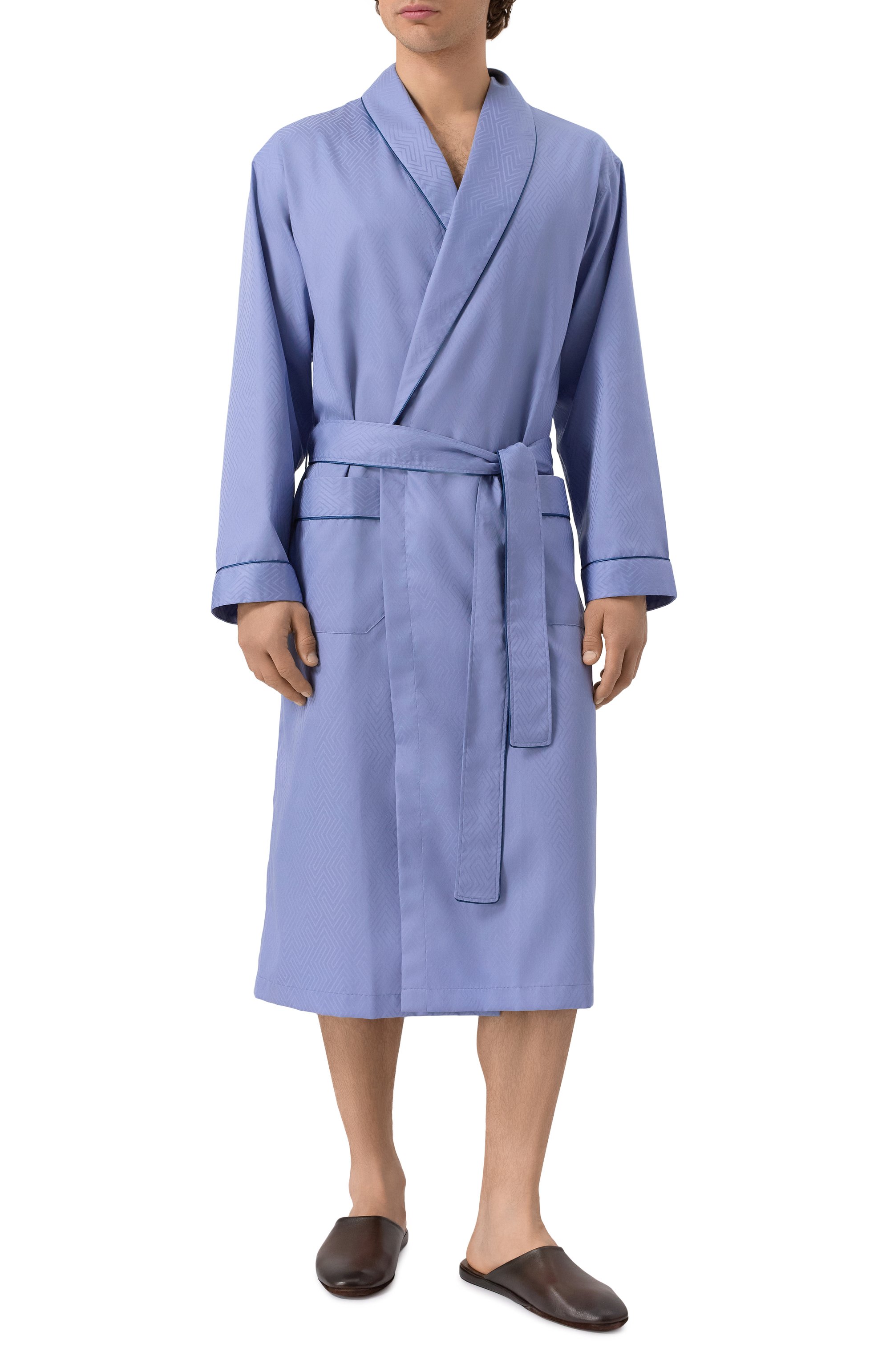 Хлопковый халат ZIMMERLI, арт. 4737-75141, фото 2