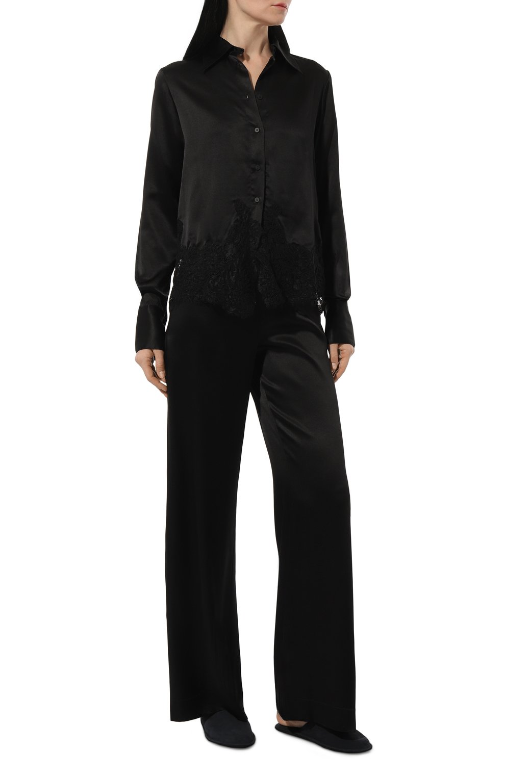 Шелковые брюки ERMANNO SCERVINO, арт. D434P302RJK, фото 2