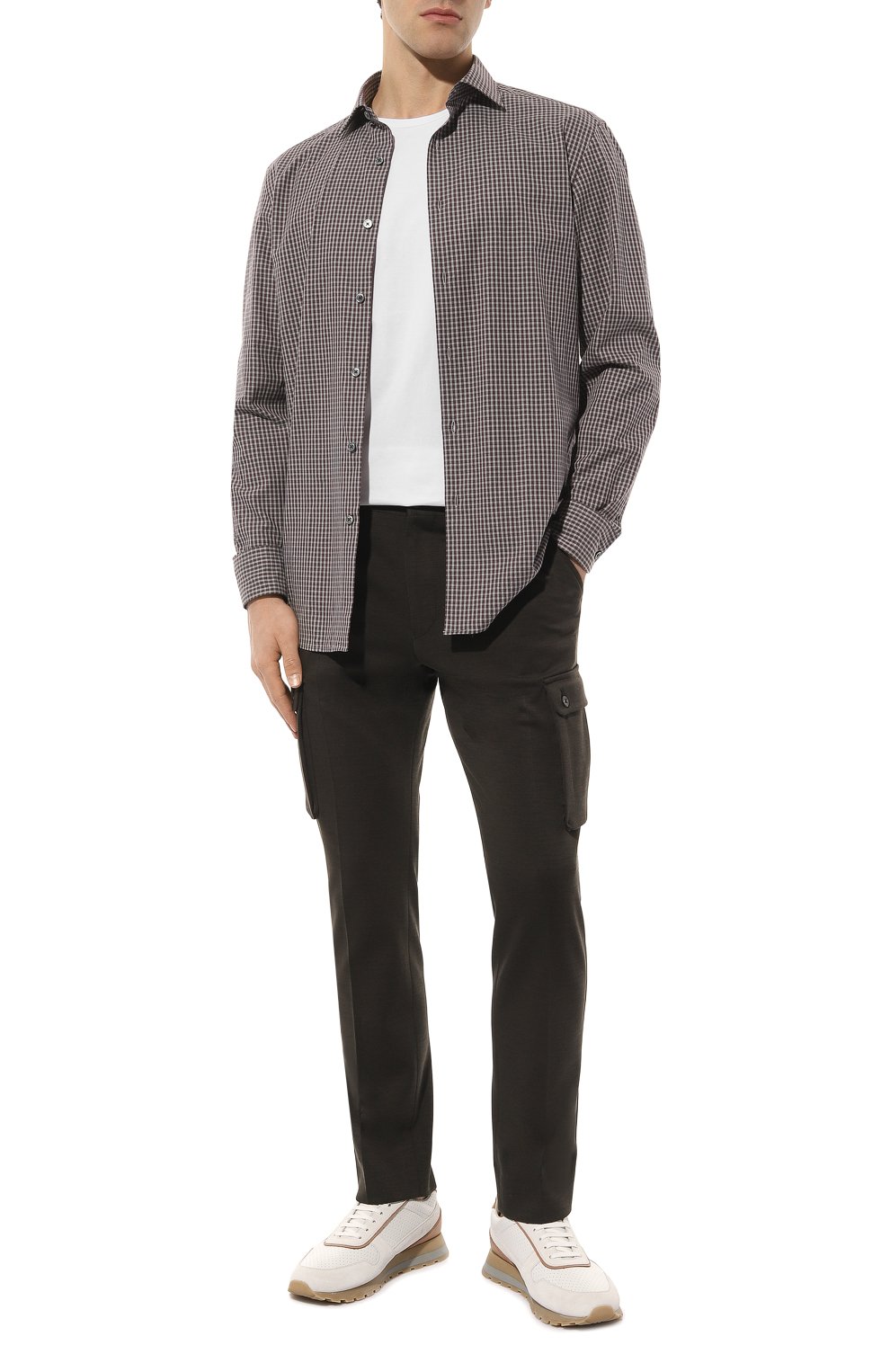 Хлопковая рубашка ZEGNA, арт. UCX21A6/SRF5, фото 2