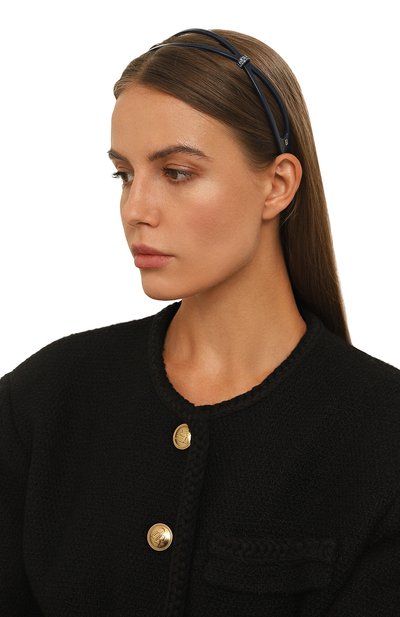 Ободок для волос ALEXANDRE DE PARIS черного цвета по цене 16400 руб., арт. AHB-14973-04 M, фото 2 Ободок для волос ALEXANDRE DE PARIS, арт. AHB-14973-04 M, фото 2