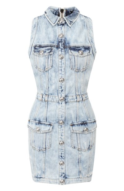 Джинсовое платье BALMAIN, арт. RF06176/D048, фото 1