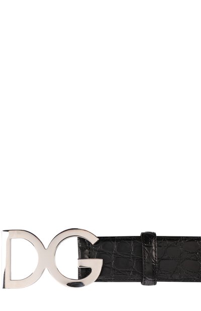 Ремень из кожи каймана с металлической пряжкой DOLCE & GABBANA, арт. 0115/BC4188/A2088, фото 3